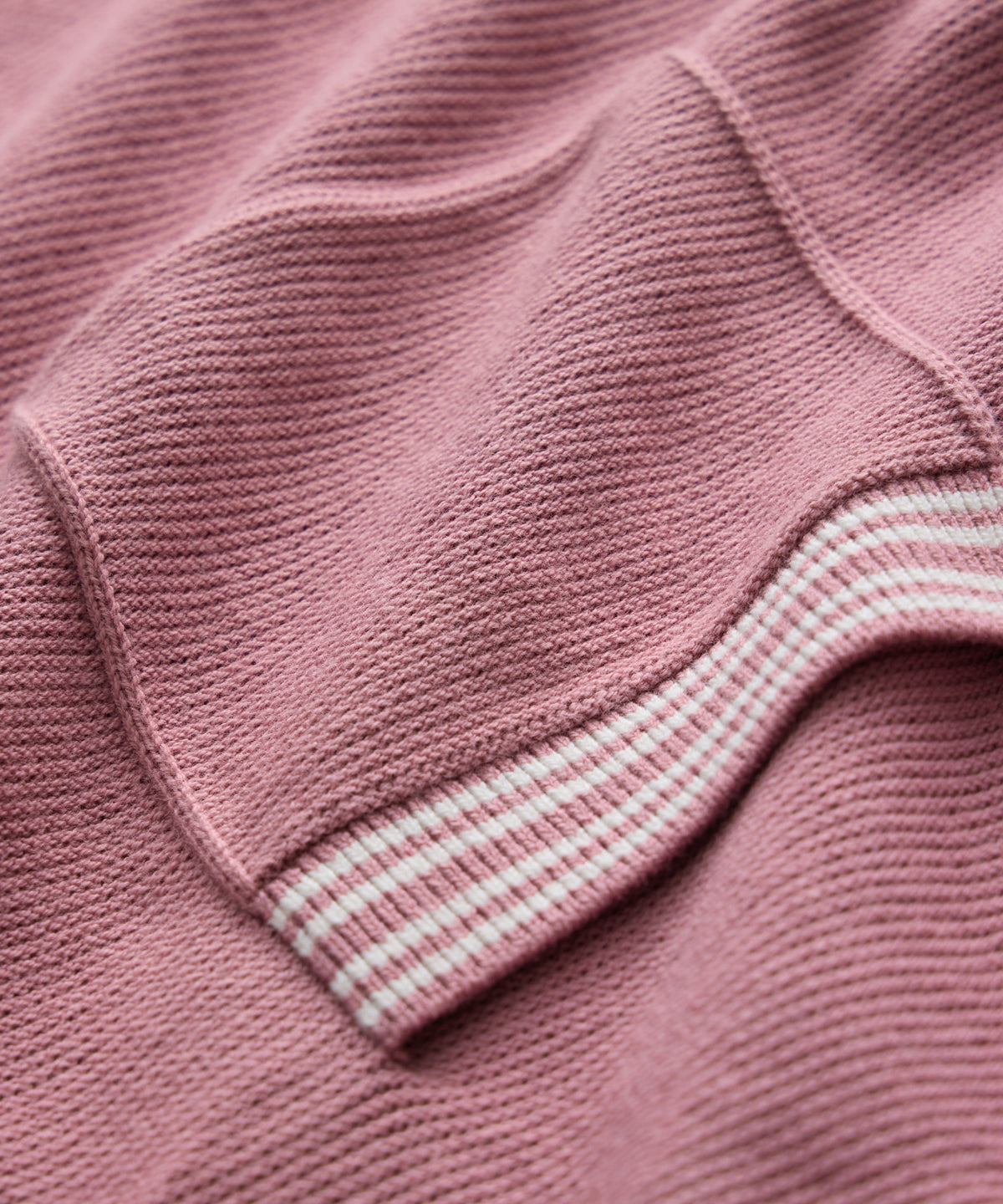 Tipped Waffle Sweater Polo