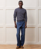 Silk-Cashmere Crewneck Sweater