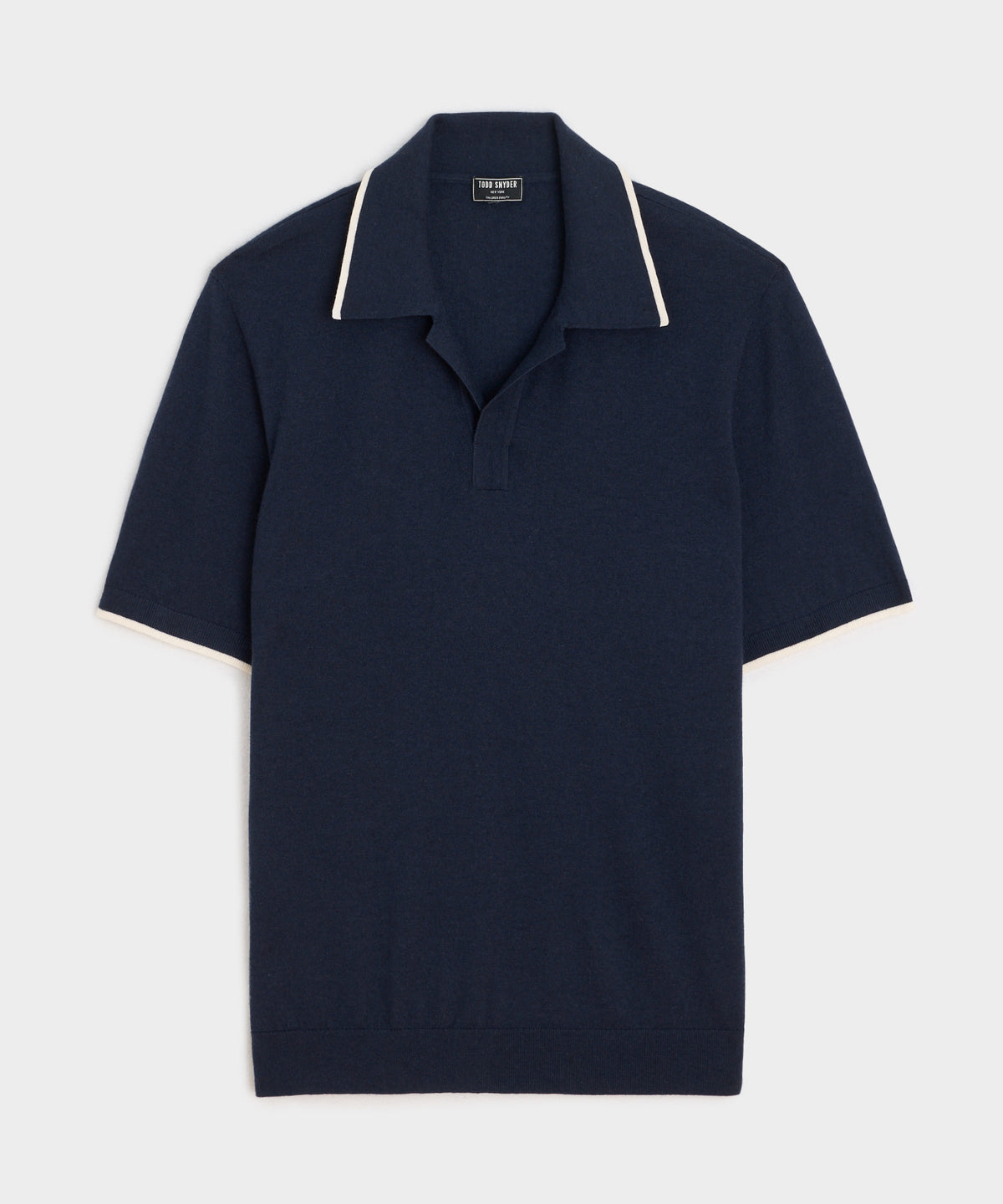 Silk-Cashmere Tipped Montauk Sweater Polo