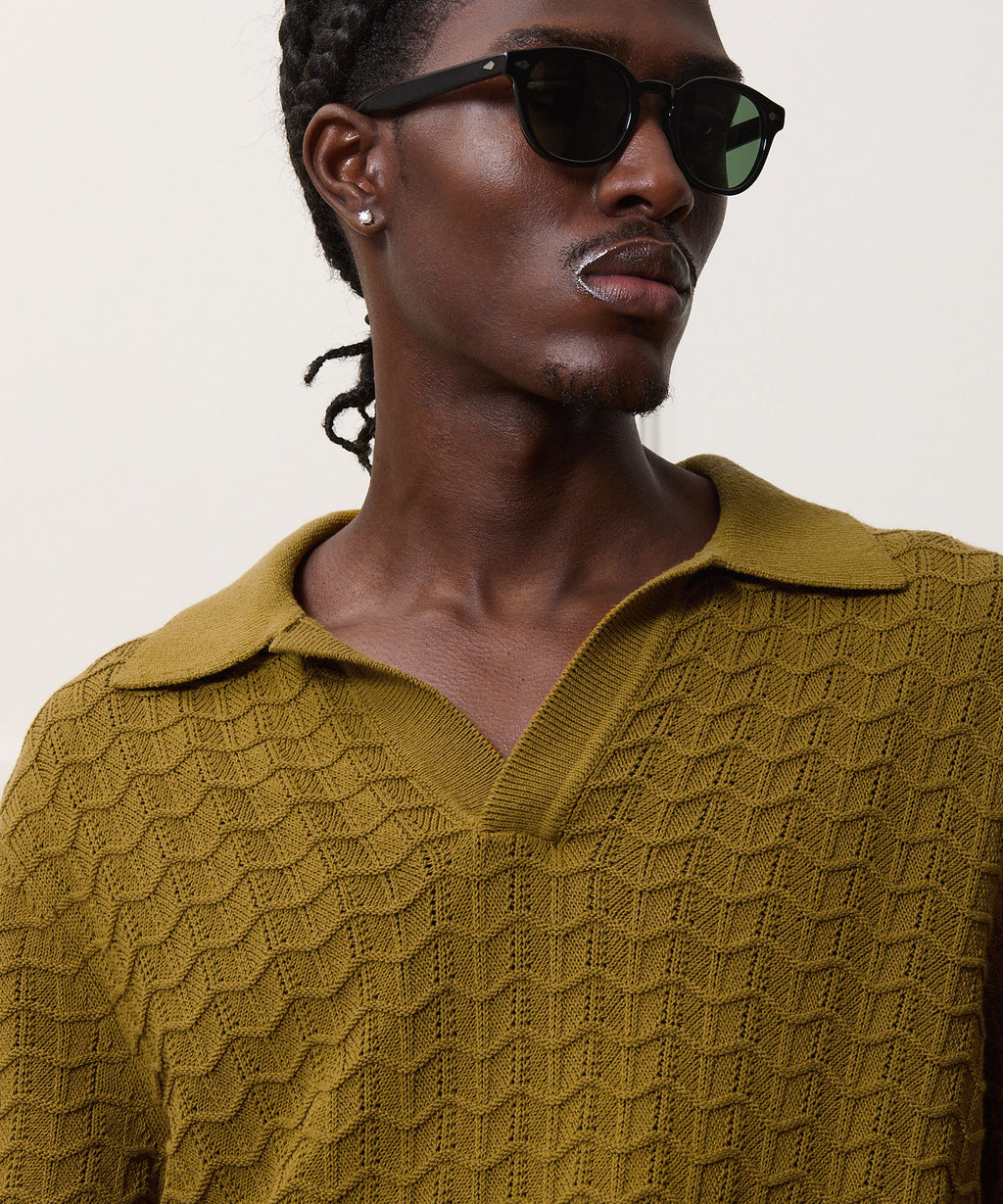 Relaxed Cotton Montauk Sweater Polo