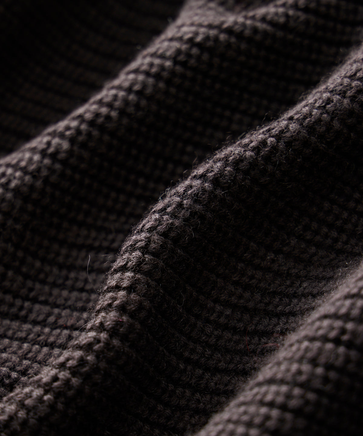 MERINO FULL ZIP SWEATER-Brown