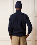 TS x Inis Meáin 50-Year Aran Mockneck Sweater