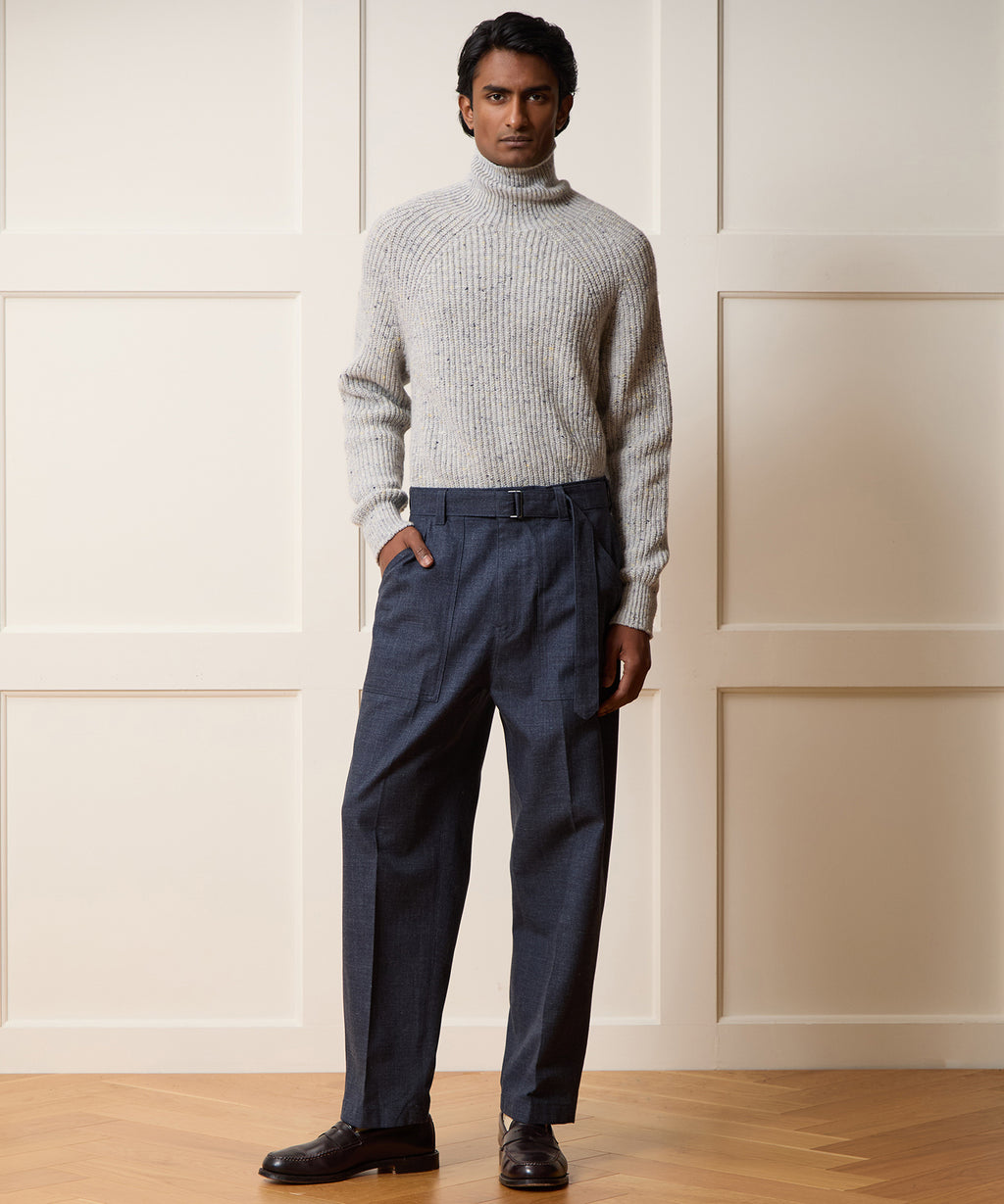 Inis Meáin Boat Builder Turtleneck Sweater