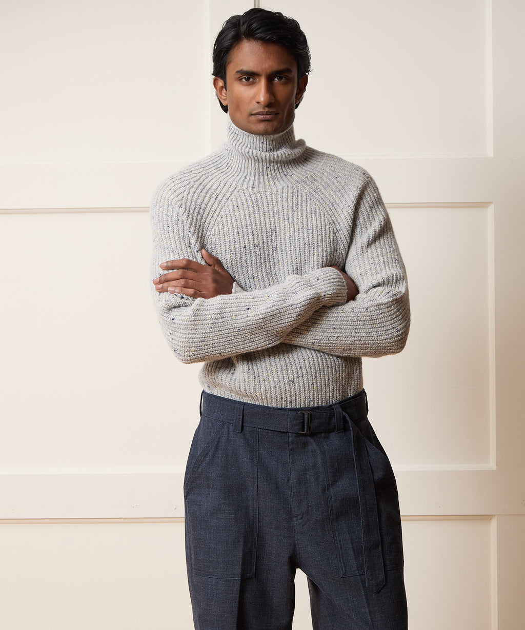 Inis Meáin Boat Builder Turtleneck Sweater