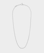 Maor Sterling Silver Plaun Link Necklace