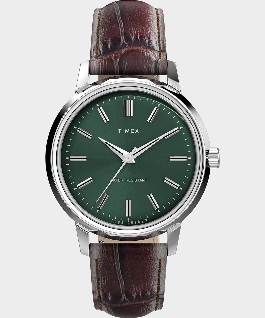 Todd Snyder x Timex Olive Marlin Watch