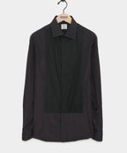 Hamilton + Todd Snyder Cotton Pleated Spread Collar Tuxedo Shirt