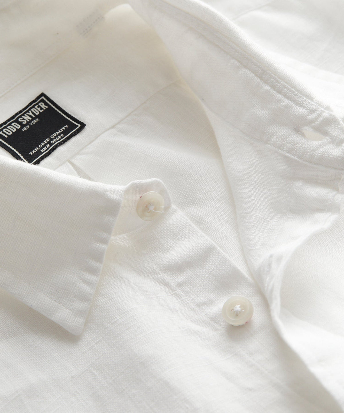 Irish Sea Soft Linen Point Collar Long Sleeve Shirt
