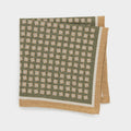 Italian Pocket Square in Quad Motif