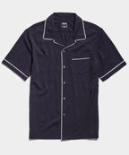 Japanese Tipped Rayon Lounge Shirt