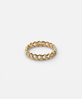 Miansai Cuban Link Ring in Gold Vermeil