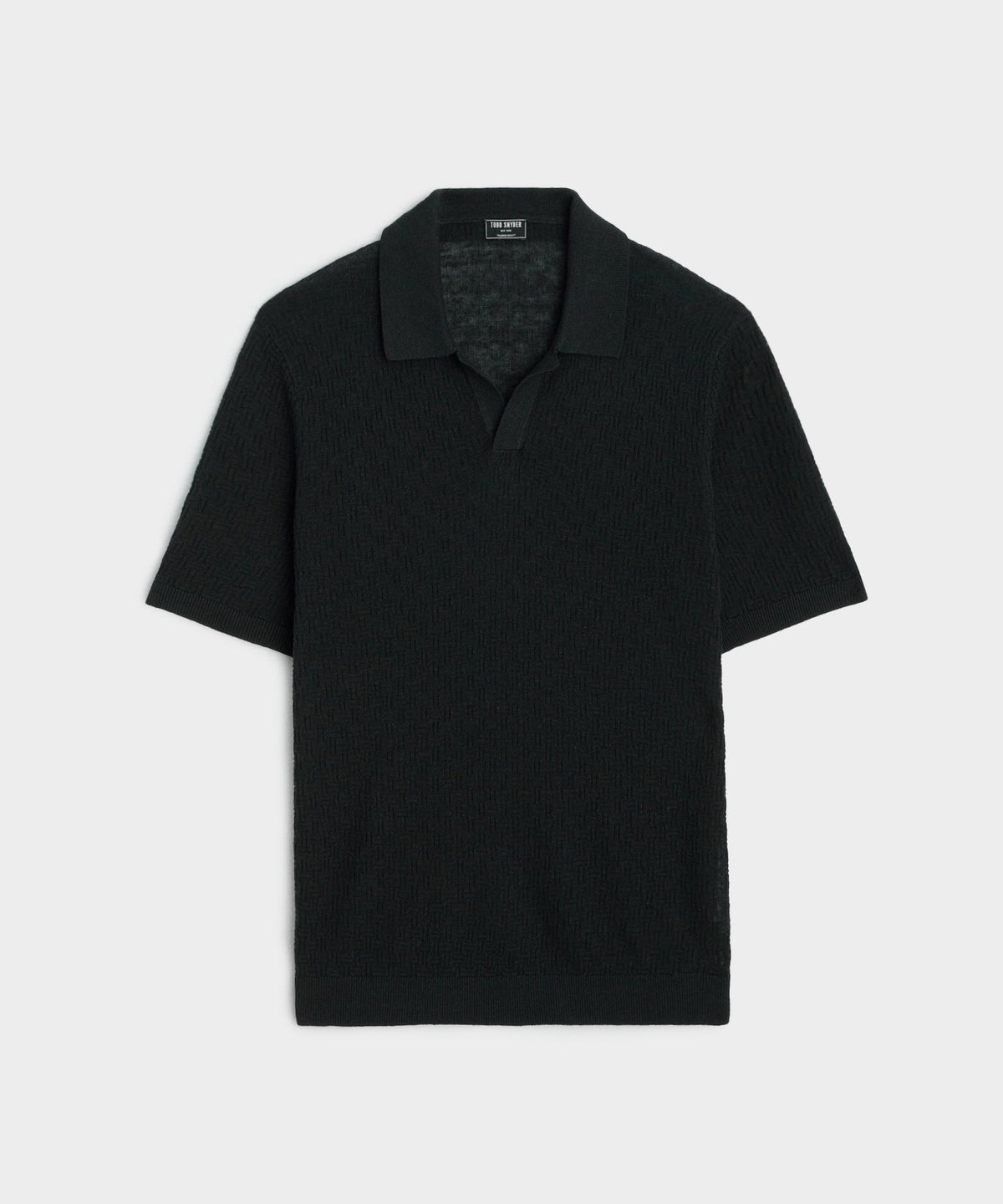 Textured Linen Montauk Sweater Polo