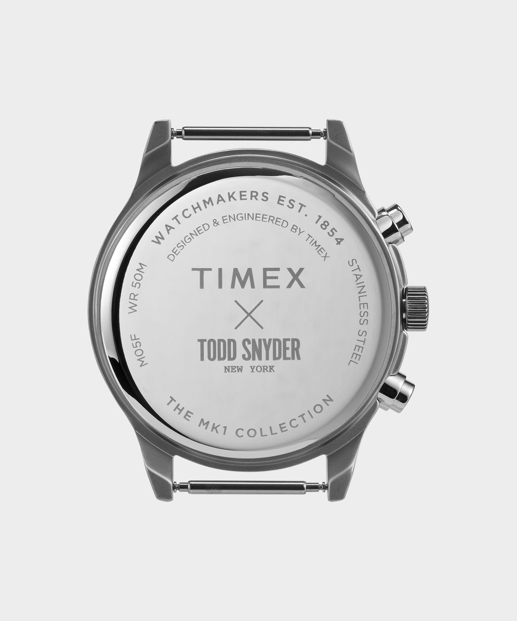 Todd Snyder x Timex MK-1 Sky King in Blaze Orange