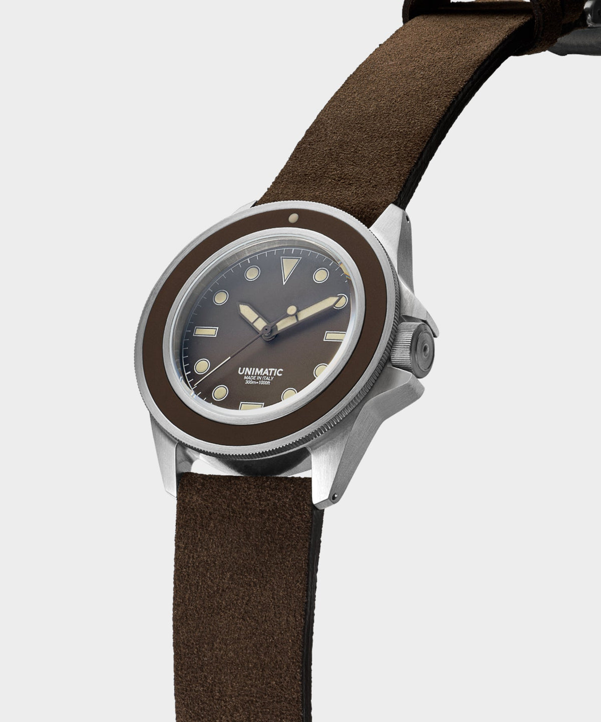 UNIMATIC U1S Modello Uno Watch in Brown