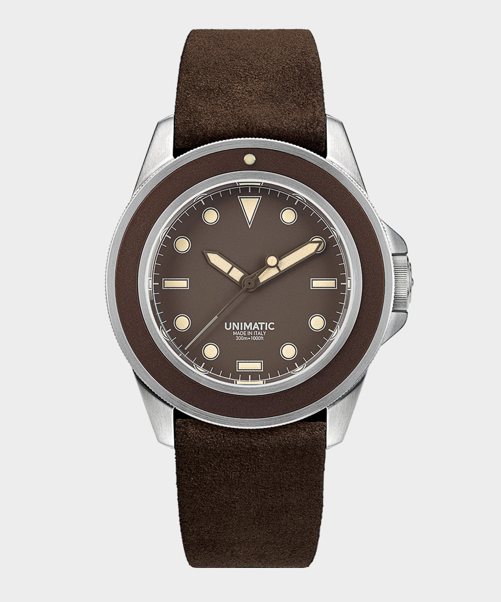 UNIMATIC U1S Modello Uno Watch in Brown