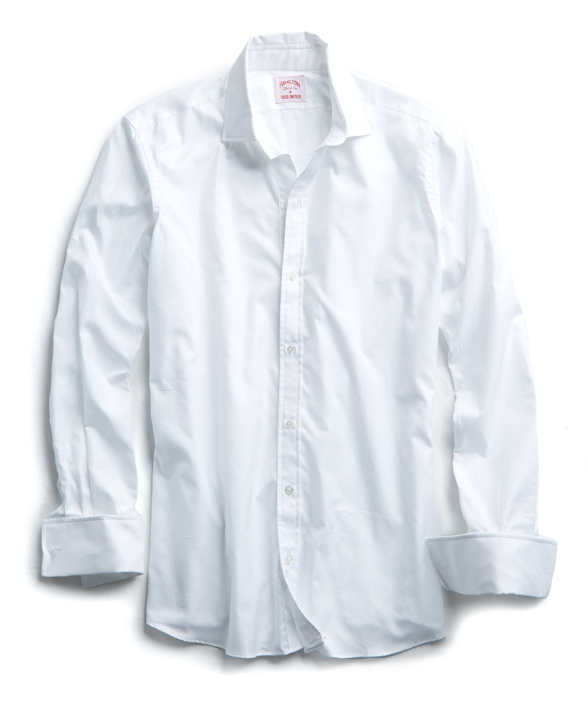 Hamilton + Todd Snyder Tuxedo Shirt with French Cuff in White