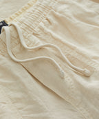 Italian Linen Beach Pant in Sand Dollar