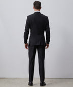 Made in USA Sutton Peak Lapel Tuxedo Jacket in Black